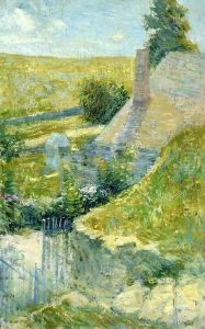 Artists Home Seen From The Back by John Henry Twachtman