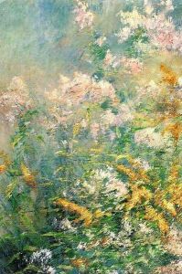 Meadow Flowers Aka Golden Rod And Wild Asters by John Henry Twachtman