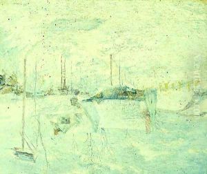 Last Touch of Sun by John Henry Twachtman