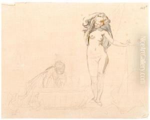 Venere Al Bagno by Scipione Vannutelli