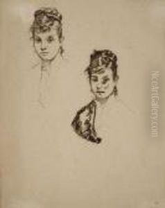 Doppio Ritratto Femminile by Scipione Vannutelli