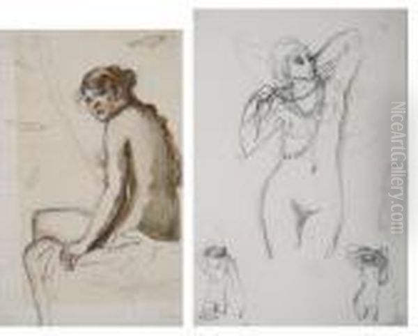 Schizzi Di Donna Nuda - view 1