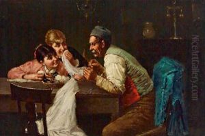 Aufmerksame Zuhorerinnen by Scipione Vannutelli