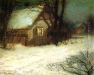 The Christmas Tree by John Henry Twachtman