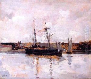 Boats At Dieppe by John Henry Twachtman