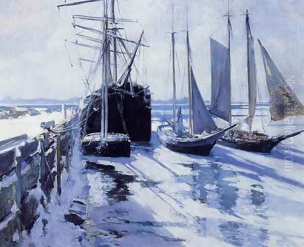 Connecticut Shore Winter - view 1