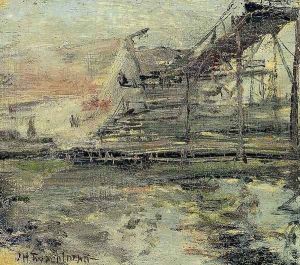 Harbor Scene Harbor Scene