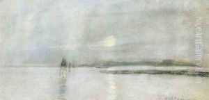 Moonlight Flanders by John Henry Twachtman