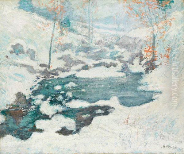 Icebound by John Henry Twachtman