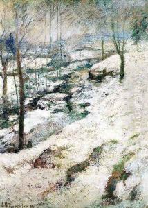 Frozen Brook by John Henry Twachtman