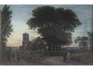 Scene, Possibly Near Harrow by John Varley