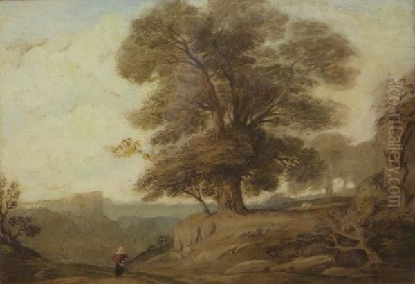 Figure In Landscape - view 1