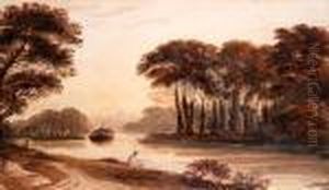 The Thames At Chiswick by John Varley