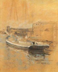 Newport Harbor by John Henry Twachtman