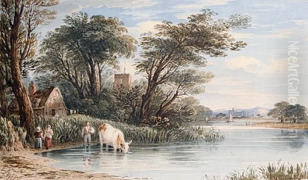 Herdsman Watering - view 1