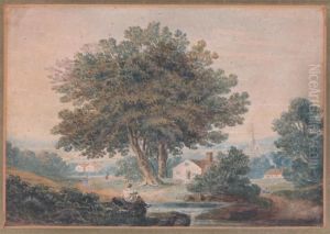 Figures By A Country Stream Figures By A Country Stream