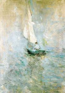 Sailing In The Mist2 by John Henry Twachtman