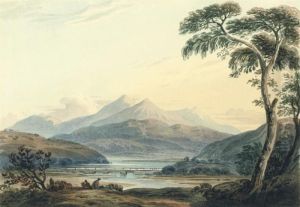 A View Of Snowdon From Capel Curig, North Wales
