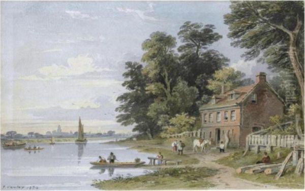 Sudbury Church From The Thames - view 1
