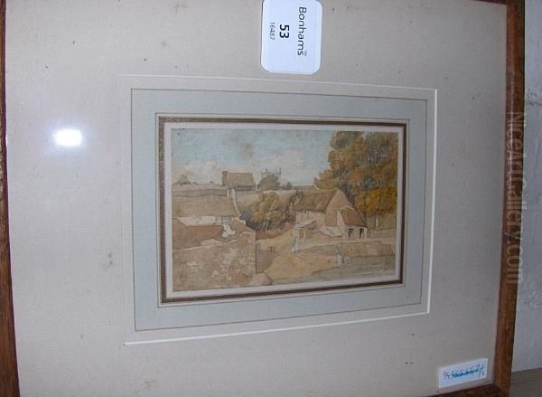 Village Scene, Watercolour - view 1