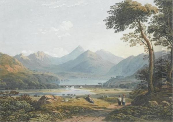 Snowdon From Capel Curig - view 1