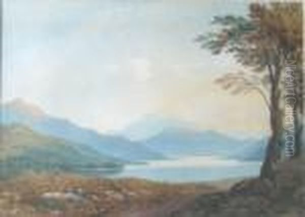 Bala Lake With Cader Idris In The Distance - view 1