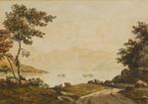 A Welsh Landscape by John Varley