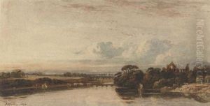 Tintern Abbey From The River Wye by John Varley