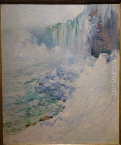 Niagara In Winter by John Henry Twachtman
