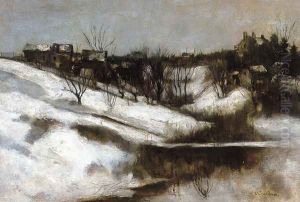Twachtmans Home Avondale Ohio by John Henry Twachtman