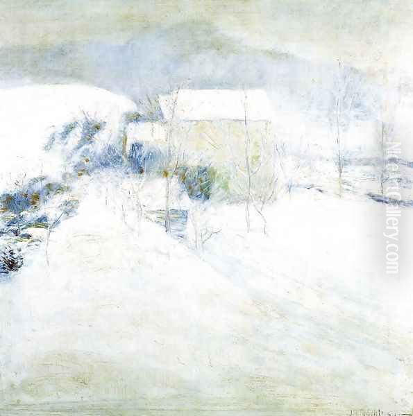 Snow Scene At Utica - view 1