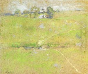 Path In The Hills Branchville Connecticut by John Henry Twachtman