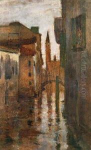 The Campanile Late Afternoon by John Henry Twachtman