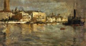 View of Venice I by John Henry Twachtman