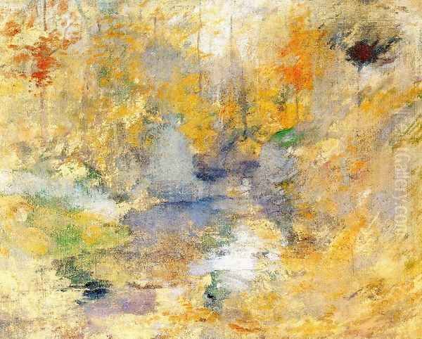 Hemlock Pool, Autumn by John Henry Twachtman