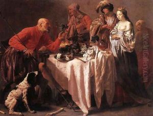Jacob Reproaching Laban 1628 by Hendrick Terbrugghen