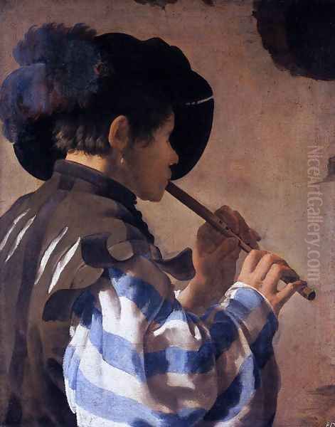 Boy Playing a Fife 1621 - view 1