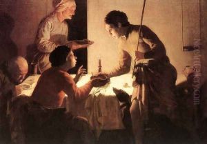 The Supper by Hendrick Terbrugghen