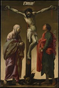 The Crucifixion with the Virgin and Saint John ca 1625 by Hendrick Terbrugghen