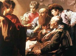 The Calling of St Matthew 2 by Hendrick Terbrugghen