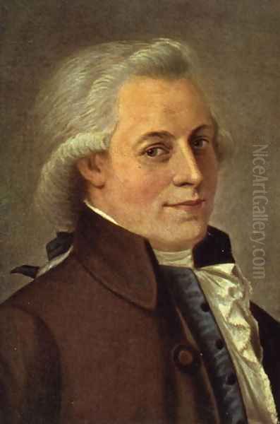 Portrait of Wolfgang Amadeus Mozart 1756-91, Austrian composer - view 1