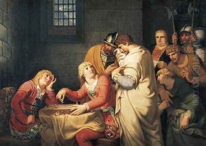 Conradin Of Swabia And Frederick Of Baden Being Informed Of Their Execution In Prison In Naples 1790s by Johann Heinrich Wilhelm Tischbein I