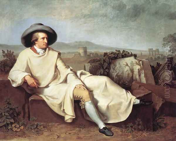 Goethe in the Roman Campagna 1786 - view 1