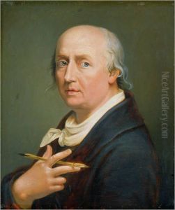 Self portrait by Johann Heinrich Wilhelm Tischbein I