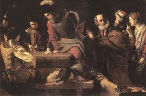 Denial of St Peter c. 1625 by Nicolas Tournier