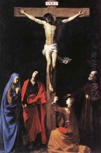 Crucifixion c. 1635 by Nicolas Tournier