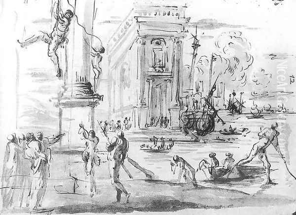 Capriccio With The Palazzo Dei Conservatori - view 1