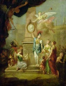 Allegory representing the foundation of the Kassel Academy of Art, c.1778