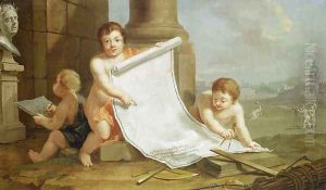 Allegory representing the levelling of the Old Fortifications, c.1768