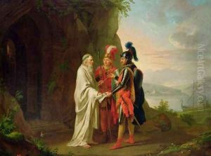 Carlo and Ubaldo visit the Wizard in their search for the lost Rinaldo, 1782